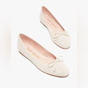 NIB Kate Spade Veronica Ballet Flats, parchment (cream) size 9